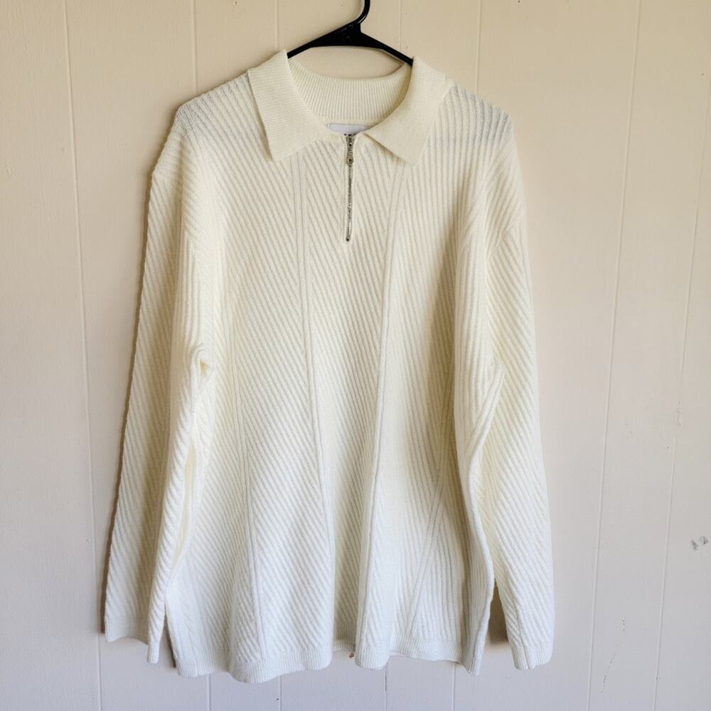 Topman Mens‎ Collared Long Sleeve Sweater